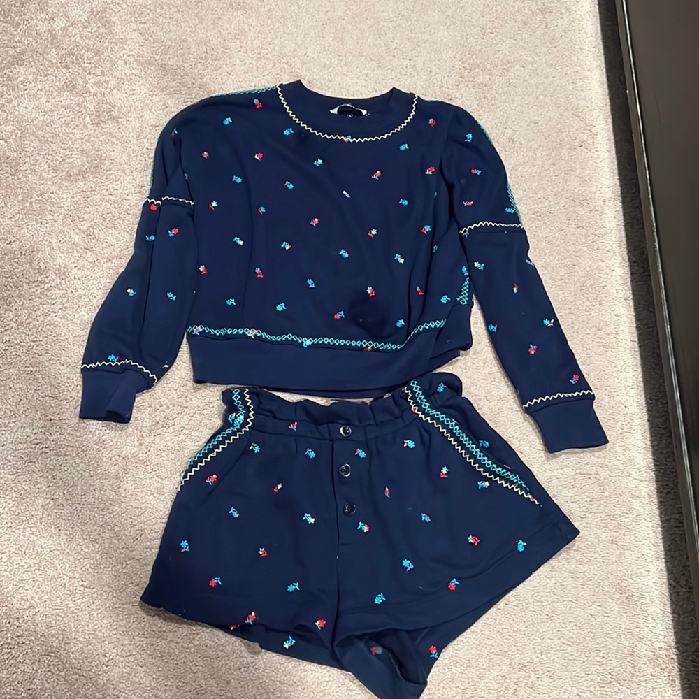 Something navy dollie set